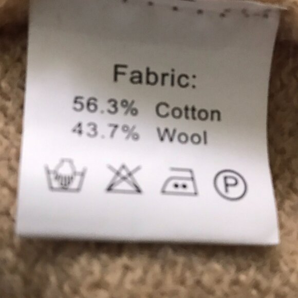 YESNO Women’s Cat Sweater Pullover Oversized Wool Blend Allover Size Medium - Picture 5 of 8